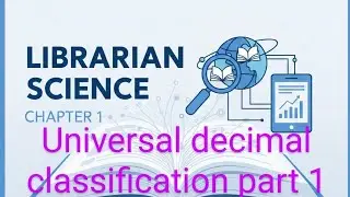 Universal decimal classification 1