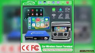 Wireless Carplay Decoder For Rolls Royce Wraith Ghost Phantom Dawn With Android Auto CarPlay Airpla