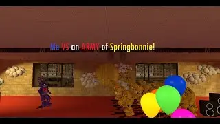 Gmod FNaF | Me VS an ARMY of Springbonnies!
