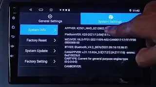 Factory data reset || T5 Android car stereo
