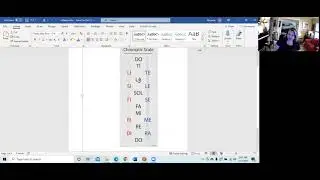 sing the chromatic scale (IN TUNE) using solfege