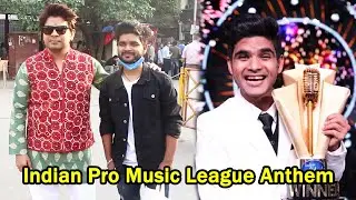 Indian Pro Music League Anthem | Ankit Tiwari & Salman Ali At Shri Siddhi Vinayak Mandir
