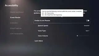 PS5&nbsp;: Comment lire depuis le d&eacute;but avec un lecteur d&rsquo;&eacute;cran