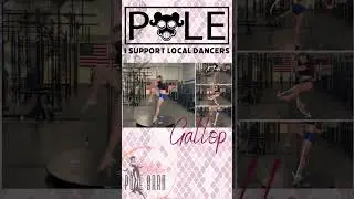 Gallop Spin #pdspin #pdgallop #polefitness #flexibilitytraining #poletraining #strengthtraining