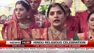 Hindu religious celebration: The 7 day celebration kicked of in Nairobi
