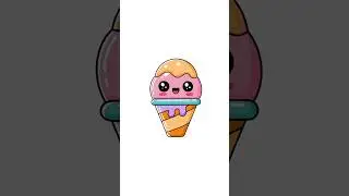 How to Draw a Cute Ice Cream🍦✨ | Satisfying Art