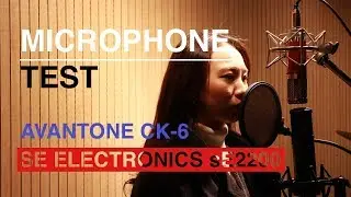 CK-6 & sE2200 Microphone Comparison #1