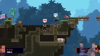 BROFORCE      -PARTIE 1 JEU RETRO NEW  AVEC QC_-MARC-_THC ETDES MASQUES-  VF   QC_-MIKE-_THC