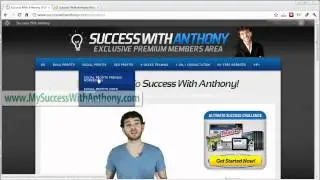 Success With Anthony Review - Members Area Tour