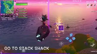 How to do catch a weapon at stack shack challenge(Fortnite Battle royale)