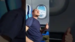 Too much water on this flight #shorts #funny #jokes #comedy #reaction #flight