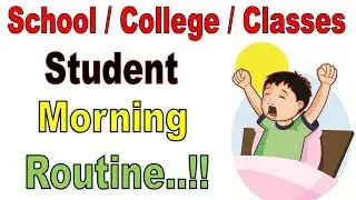 64. Morning Routine For School / College / Classes | STUDY BUDDY CLUB