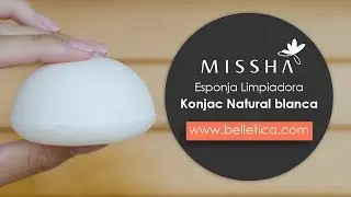 Esponja konjac natural de Missha - Beneficios y usos - Belletica.com