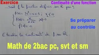 continuite dune fonction........math de 2bac scientifique