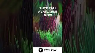 3ds Max & TyFlow Tutorial - Create abstract fiber optic cables 