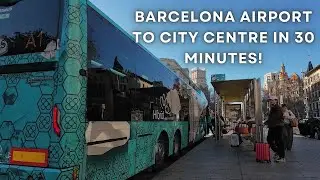 Barcelona Airport to City Centre | The CHEAPEST way to Pla&ccedil;a Catalunya Aerobus