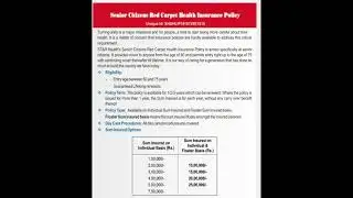 Senior citizens health insurance