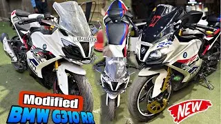 bmw g310rr fully modified | Full exhaust system | PPF | Crash Guard 