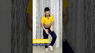 Shin Pain Exercise and Fast Recovery Diet Tips!🏏 #shorts