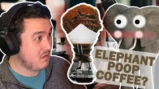 We drank elephant poop coffee?!
