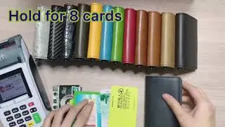 BISI GORO 2021 Business ID Credit Card Holder Men and Women Metal RFID Vintage
