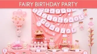 Fairy Birthday Party Ideas // Pink Fairy - B3