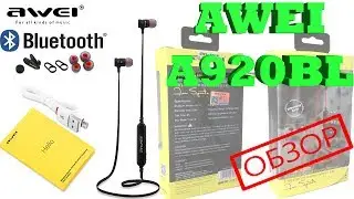 Обзор беспроводных наушников Awei A920BL