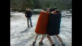 Boulder mat wrestling