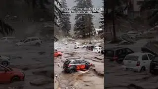 1 July 2025: Heavy Rainfall in HimachalPradesh Kullu#rainfall#himachal#bholenath2683#mandi#devbhoomi