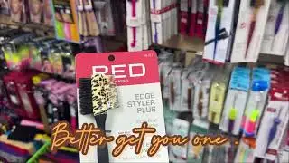 Red by Kiss 💋 Edge Control Brush | Edge Styler Brush 3 In 1 Edge Control Review with Soloherself