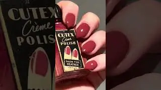 Образец: винтажный лак для ногтей Cutex Heather 1938 года &mdash; подарочный набор в футляре 💎