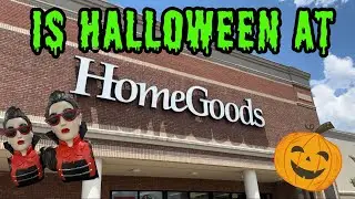 HALLOWEEN AT HOMEGOODS 👀 I FINALLY SAW THIS AT •AT HOME 🤯