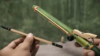 Cara Mudah Membuat Kerajinan Ketapel Menggunakan Bambu
