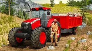 Farming Tractor Cargo Sim- Mountain Jeep Driver Android Gameplay 1080p