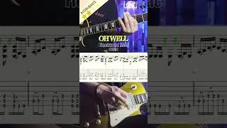 Oh Well -Fleetwood Mac- guitar riff(+TAB) @luka_r_guitarist