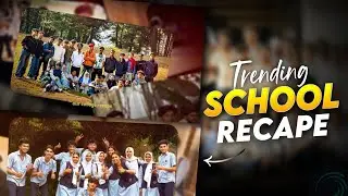 New Trending School & College Memories Recap 3D Photo Slideshow Reels Video Editing | Alight Motion