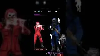 red top criminal ❤️and blue top criminal emote collection 😎free fire funny videos🥳 looser TST gaming