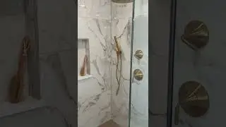 This Master Bath Design Solves the Laundry Problem #renovation #bathroomgoals #homemakeover