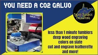 CO2 Galvo Laser - Less than one minute Tumbler Engraving, Engrave Gifts with Ease