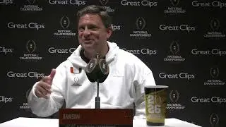 Miami Hurricanes offensive coordinator Shannon Dawson Jan. 17