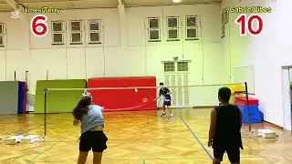 Badminton Mixed Doubles (Game3): GabrielVibes vs James/Terry
