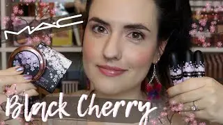MAC Black Cherry Collection 2021 | MAC Cosmetics Spring Cherry Blossoms 2021 Swatches + Review