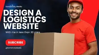 Design A Logistics  website with me in 30 minutes