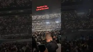 Kendrick & Sza in NC l Look at the crowd! IN THE RAIN #crystallane.007  #kendricklamar #concert