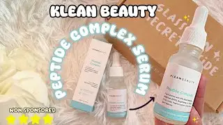 Tried This Hyped Serum So You Don’t Have To | Hydrating + Acne Safe Peptide Complex by Klean Beauty