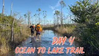 Ocean to Lake Trail Thru Hike - Day 4: Today Was a Swampy and Eventful Day!