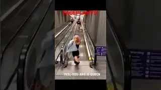 falling down escalator ramp faceplant drink to the face Spicy takes a dive #fail  #shorts #faceplant
