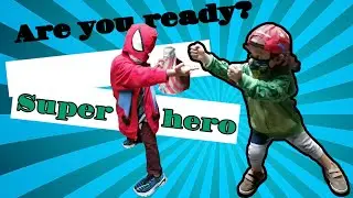 Brothers doing super hero action pose| are you ready?