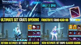 Finally😍Winterglow Sylph Ultimate Set Crate Opening |  Frostbite Fang Kar-98 Redeem | Glacier Kar98