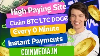 High Paying BTC LTC DOGE Faucet | Every 0 Minute | Unlimited Non Stop | NEW AUTO FAUCET 2024🤑